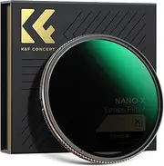 K&F Concept 77mm Variable ND4-32 ND Lens Filter, 2-5 Stops Adjustable Neutral Density Camera Lens Filter with 28 Multi-Coatings (Nano-X Series)
