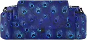 miaozhen Blue Peacock Feather baby stroller organizer bag large storage caddy wallet carrito para accesorios para carro de ni?os para frio