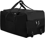 [BEELUCK] 120L Large Travel Duffle Bag, Foldable Rolling Duffle Bag with Wheels, Large Capacity Duffle Bag Travel Luggage Bag, Duffel Bag for Travel Camping Sports, Travel Bag for Men Women