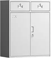 File Cabinet Office Steel Filing Cabinets File Cabinets with Locks Short Cabinet Double Drawer Double Door Storage Storage Cabinets Office Drawer