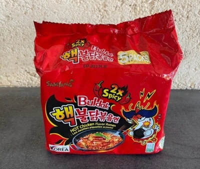 Samyang 2x Spicy Korean Ramen Instant Noodles For Chilli Eating competitions!