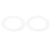 2pcs 4.5" ID 6.3" OD Goof Rings for Recessed Light Matte White Goof Trim Ring