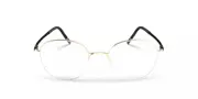 Silhouette Dynamic Dawn 5572/75 7580 Men's Glasses Gold Size 48 - Private Health Rebate - Blue Light Block Available