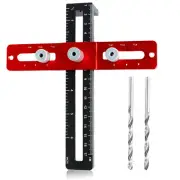 Cabinet Hardware Jig Aluminum Alloy Cabinet Handle Drill Guide Precise..