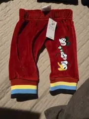 Disney Baby Pants NEW Born Goofy Mickey Donald NWT