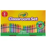 Crayola Large Crayon Classroom Pack 240 Pieces