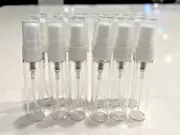 4ml Clear Glass Misting Bottles - set of 12