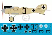 Peddinghaus 1/48 Albatros D.III Markings Edmund Nathanael Jasta 5 France 3948