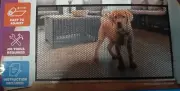 Pet Mesh Guard Gate, light weight, easy to adjust, no tools required.