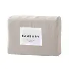 Bambury Linen Sheet Set (Pebble) - Queen