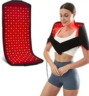 Red Light Mat for Back, Red Light Near Infrared Pulse Belt, Infrared Mat with Red Light 660nm and Near Infrared 850nm for Waist Back Shoulder