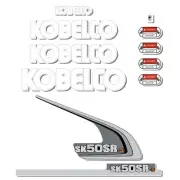 Kobelco SK50SR-5 Excavator Digger Decal Set