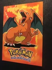✨ 1999 VINTAGE 1ST EDITION CHARIZARD TOPPS (BLUE) POKEMON CARD (E6 of 12)✨