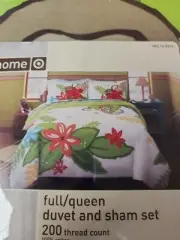 NEW Duvet Cover and Sham Set Monkey & Jungle Tropical Theme Full/Queen Cute
