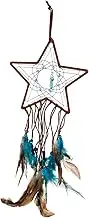 Cabilock Wall Hanging Dreamcatcher Decorative Plume Pendant with Star Design for Home Unique Wall Ornament for Living Bedroom Patio Friends and Family