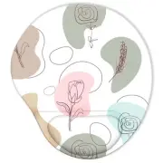 Ergonomic Mouse Pad with Wrist SupportCute Floral Pattern Mouse Pads with Wri...