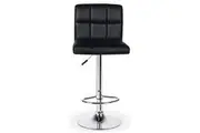 Myra PU PVC Leather Bar Stool Kitchen Chair Black