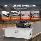 Storage Truck Tool Box with Lock for Pickup & Trailers Durable Aluminum