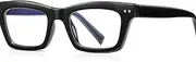[WNCKSQ] retro glasses frame for men acetate small square glasses blue black unisex female optical