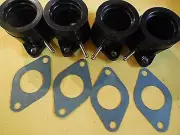 4 new intake manifolds 81 XJ750 Seca carb holders gaskets set