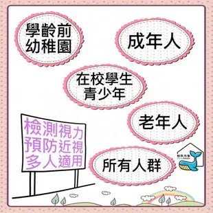 【2個可超取】台灣出貨 視力測量表 視力檢查表 學生 視力表 兒童視力檢測表 C型 C字 E型 E字視力表掛圖 視力壁貼