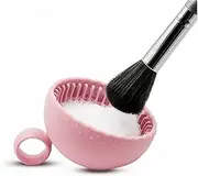 Make up Brush Washing Bowl, Makeup Brush Cleaner Machine, Silicone Brush Scrubber Bowl, Portable Washing Tool Cosmetic Brush Cleaner