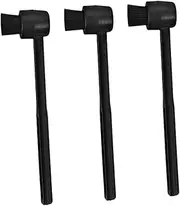 Gadpiparty 3pcs Vinyl Record Cleaner Brush Vinyl Stylus Needle Cleaning Brush for Turntable Record Player - Anti Static Needle Cleaner for Turntable Accessories Black