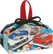 Skater KB7 Tomica 25 Boys Lunch Bag, Drawstring Bag, for Kids, Made in Japan