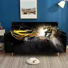 Robot Cat Album Stretch Sofa Cover Lounge Couch Slipcover Recliner Protector