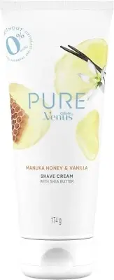 Gillette Venus Pure Shaving Cream, Manuka Honey and Vanilla, 174g