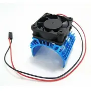 Aluminum Alloy RC Electric Motor Heat Sink Heatsink with 5V Cooling Fan for 1/8