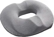 Donut Pillow Seat Cushion Chair Pad - Ergonomic Donut Ring Seat Cushion with Non-Slip Bottom | Orthopedic Hemmoroid Pillow Cushion Support Pad for Postpartum Pregnancy & Hemorrhoids, Tailbone Relief