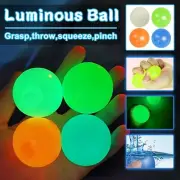 12X Fluorescent Sticky Target Ball 45mm Safe Decompression Toy for Wall Ceiling