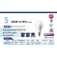 在飛比找蝦皮購物優惠-家家亮～飛利浦 LED E27 14W 高亮度 燈泡 球泡 