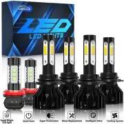 For Nissan Quest SE Mini Passenger Van 04-09 6x LED Headlight Hi/Lo + Fog Light (for: Nissan)