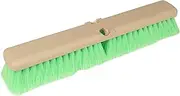 Teravan Green Obround Flow Through Scrub Brush for Cleaning-Car Wash Brush with Very Soft Bristles-Cleaning Brush for RVs, Trucks, Boats, Windows and Floors (18-Inch)