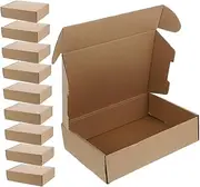 TOPPERFUN 10pcs Paper Packaging Boxes Tuck Top Mailer Boxes Medium Size for Shipping Wrapping and Business Use
