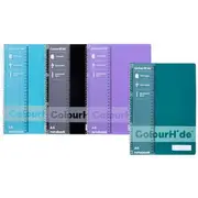 ColourHide A4 Recycled Notebook 120 Page 4 Pack