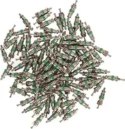 Zohisin 100pcs Style Air Conditioning Valve Core with Green Rubber Ring for R12 Car Air Conditioning System Offering Strong Wear Impact and Scratch and Improved Cooling