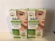 Nad's Hypoallergenic Facial Wax Strips, 24 strips (Pack of 2)