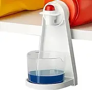 Laundry Detergent Organizer - Laundry Fabric Softener Drip Catcher,Laundry Cup Holder Drip Tray, Folding Liquid Detergent Cup Caddy for Organization