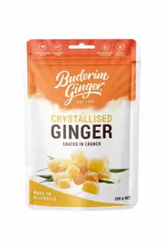 Buderim Ginger Crystallised Ginger Coated in Crunch - 200g