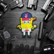 Indians Sponge PVC Morale Patch