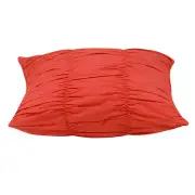 Emma Red Ruffled Cushion Cover 45 x 45