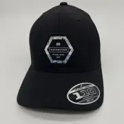 NWT TRAVIS MATHEW Lily Pad Flexfit 110 Tech SnapBack Black Hat OS NEW