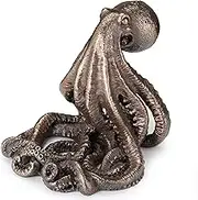 Veronese Design 4 3/8 Inch Octopus Tentacle Cell Phone Holder Desk Stand Sculptural Display Station Nautical Home Decor Steampunk Statue