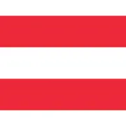 Austria National Flag World Flags Country XL Wall Art Canvas Poster Print Huge