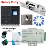 New Fingerprint+RFID Card+Password Door Access Control System+Strike Lock+Remote