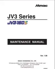 MIMAKI JV3-130S, JV3-160S Service Manual Wide format printer maintenance manual
