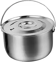 Zerodeko Stainless Basin Kitchen Multi-use Basin Metal Bowls Stainless Oil Basin Home Storage Container Stainless Steel Bowl Indoor Stainless Basin Vegetable Mixing Bowl Oil Bowl